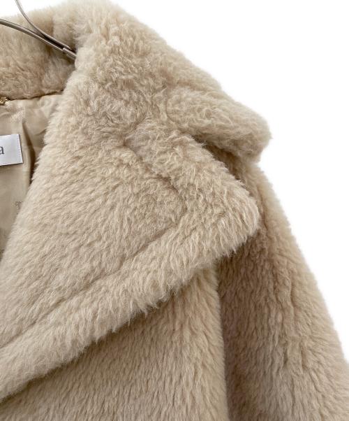 MaxMara（マックスマーラ）MaxMara (マックスマーラ) テディベアポンチョ ベージュ サイズ:MLの古着・服飾アイテム