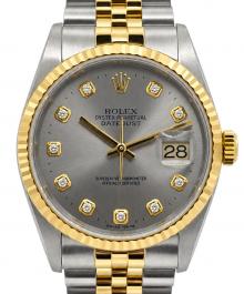 ROLEX（ロレックス）の古着「Datejust 36/デイトジャスト36/Ref.16233G/シルバー文字盤」｜シルバー文字盤