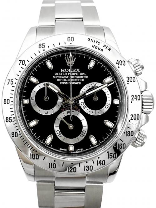 ROLEX（ロレックス）ROLEX (ロレックス) Cosmograph Daytona/コスモグラフ デイトナ 40mm Ref:116520 黒文字盤 黒文字盤 サイズ:40mm/19cmの古着・服飾アイテム