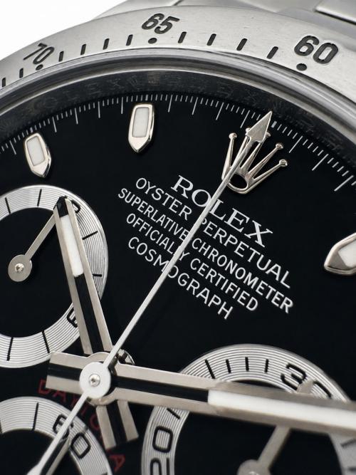 ROLEX（ロレックス）ROLEX (ロレックス) Cosmograph Daytona/コスモグラフ デイトナ 40mm Ref:116520 黒文字盤 黒文字盤 サイズ:40mm/19cmの古着・服飾アイテム