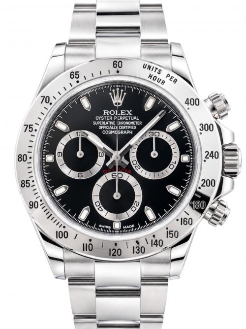 ROLEX（ロレックス）ROLEX (ロレックス) コスモグラフ デイトナ ブラック文字盤 黒文字盤 サイズ:40mmの古着・服飾アイテム