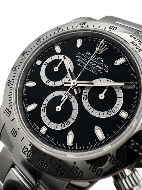 ROLEX（ロレックス）ROLEX (ロレックス) コスモグラフ デイトナ ブラック文字盤 黒文字盤 サイズ:40mmの古着・服飾アイテム