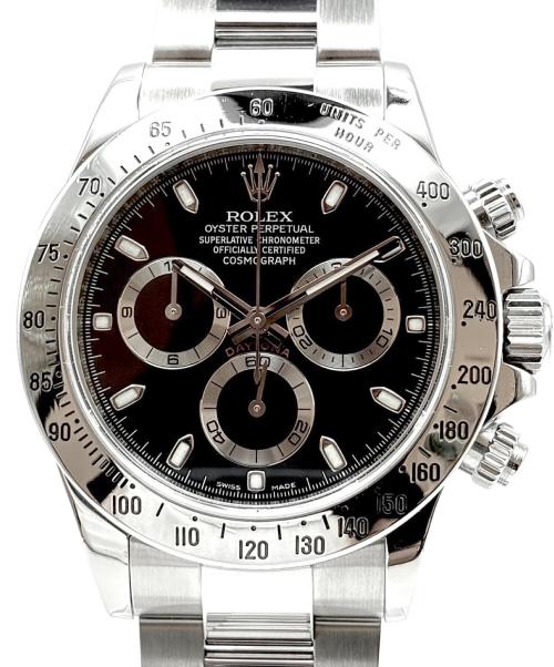 ROLEX（ロレックス）ROLEX (ロレックス) Cosmograph Daytona コスモグラフデイトナ Ref:116520 ブラック文字盤 サイズ:40mm/19cmの古着・服飾アイテム