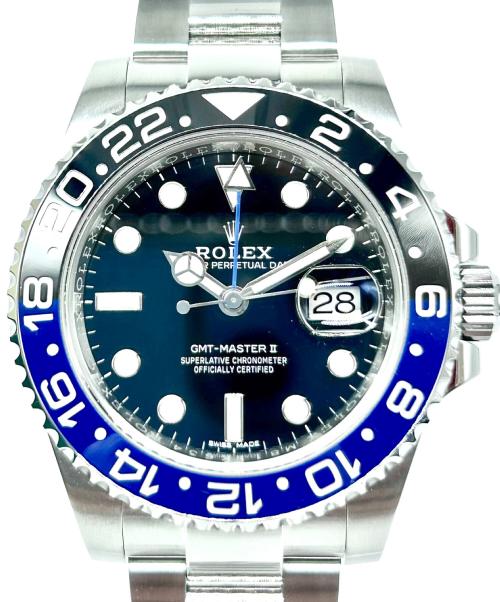 ROLEX（ロレックス）ROLEX (ロレックス) GMT-Master II GMTマスターⅡ Ref:126710BLNR 黒文字盤 黒文字盤 サイズ:40mm/19.0cmの古着・服飾アイテム