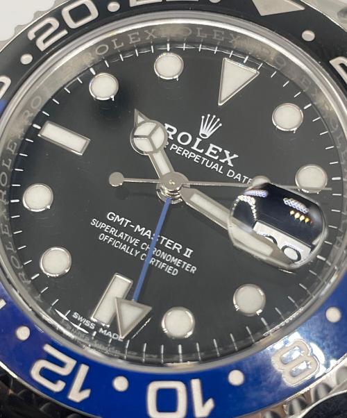 ROLEX（ロレックス）ROLEX (ロレックス) GMTマスターⅡ 黒文字盤の古着・服飾アイテム