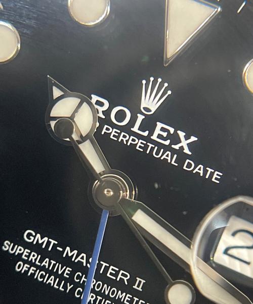 ROLEX（ロレックス）ROLEX (ロレックス) GMTマスターⅡ 黒文字盤の古着・服飾アイテム
