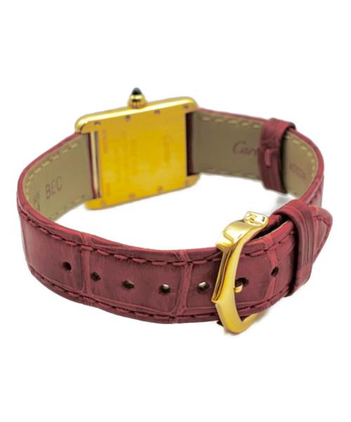Cartier（カルティエ）Cartier (カルティエ) Tank Louis Cartier SM タンク ルイ カルティエSM Ref:W1529856 ホワイト文字盤 サイズ:SM/スモール/16.0cm/29.5mm×22.0mmの古着・服飾アイテム