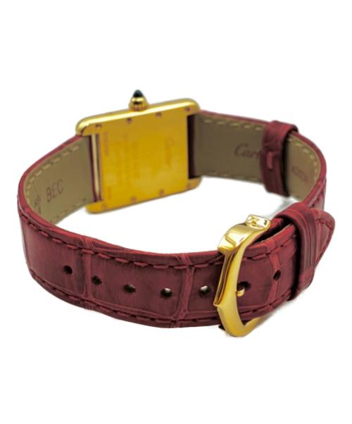Cartier（カルティエ）Cartier (カルティエ) Tank Louis Cartier SM タンク ルイ カルティエSM Ref:W1529856 ホワイト文字盤 サイズ:SM/スモール/16.0cm/29.5mm×22.0mmの古着・服飾アイテム