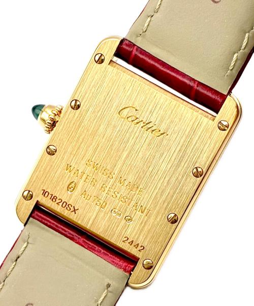 Cartier（カルティエ）Cartier (カルティエ) Tank Louis Cartier SM タンク ルイ カルティエSM Ref:W1529856 ホワイト文字盤 サイズ:SM/スモール/16.0cm/29.5mm×22.0mmの古着・服飾アイテム