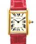Cartier（カルティエ）の古着「Tank Louis Cartier SM タンク ルイ カルティエSM Ref:W1529856 ホワイト文字盤」