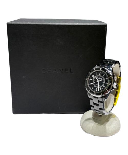 CHANEL（シャネル）CHANEL (シャネル) 腕時計/J12/H0685/黒文字盤/ブラックセラミック/自動巻き 黒文字盤 サイズ:38mmの古着・服飾アイテム