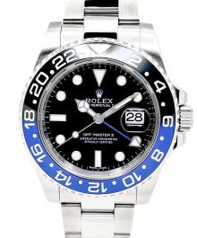 ROLEX（ロレックス）の古着「GMT-Master II GMTマスター II Ref.116710BLNR 40mm 黒文字盤 Batman」｜ブラックダイヤル