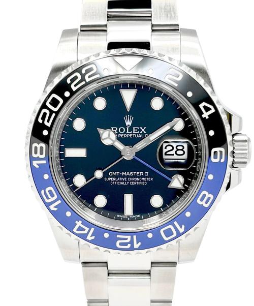 ROLEX（ロレックス）ROLEX (ロレックス) GMT-Master II GMTマスター II Ref.116710BLNR 40mm 黒文字盤 Batman ブラックダイヤル サイズ:40mm/19cmの古着・服飾アイテム
