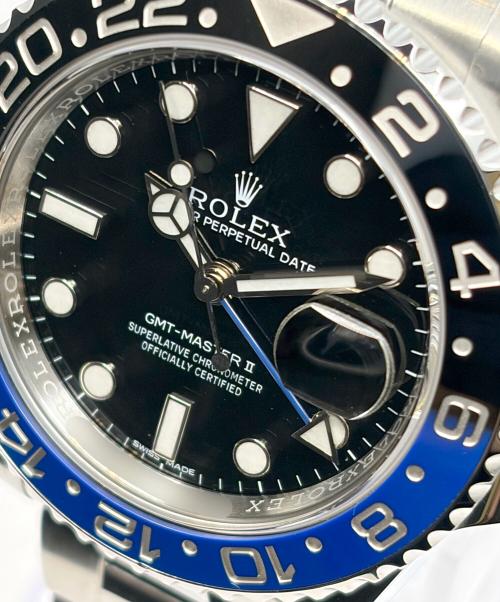 ROLEX（ロレックス）ROLEX (ロレックス) GMT-Master II GMTマスター II Ref.116710BLNR 40mm 黒文字盤 Batman ブラックダイヤル サイズ:40mm/19cmの古着・服飾アイテム