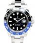 ROLEX（ロレックス）の古着「GMT-Master II GMTマスター II Ref.116710BLNR 40mm 黒文字盤 Batman」｜ブラックダイヤル