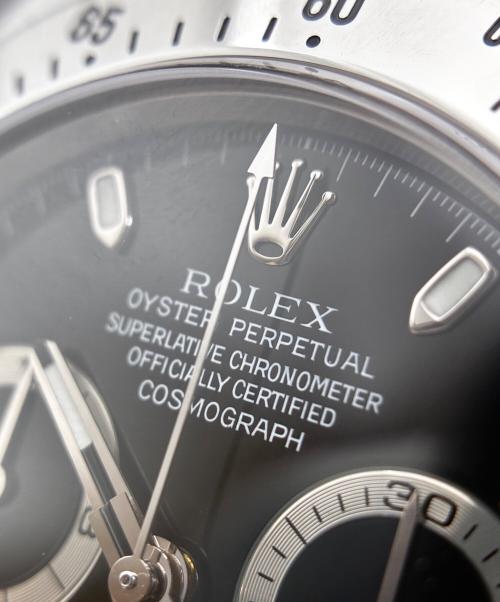 ROLEX（ロレックス）ROLEX (ロレックス) Cosmograph Daytona コスモグラフデイトナ Ref:116520 ブラック文字盤 黒文字盤 サイズ:40mm/18cmの古着・服飾アイテム