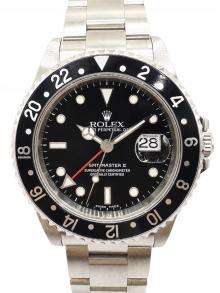 ROLEX（ロレックス）の古着「GMT-Master II GMTマスターⅡ 40ｍｍ Ref:16710 黒文字盤」｜黒文字盤