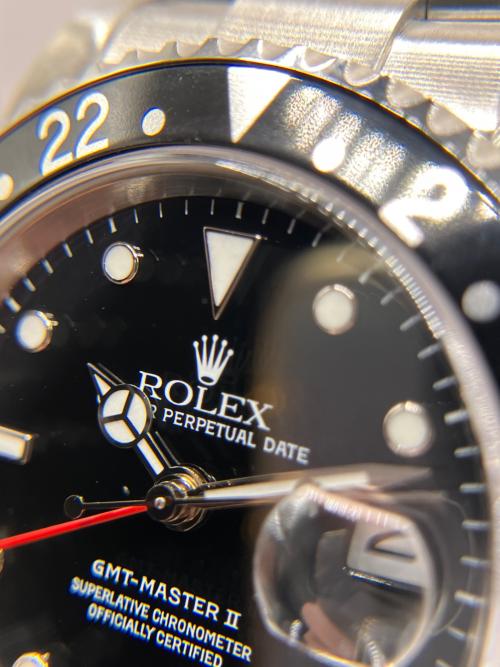 ROLEX（ロレックス）ROLEX (ロレックス) GMT-Master II GMTマスターⅡ 40ｍｍ Ref:16710 黒文字盤 黒文字盤 サイズ:40cm/19.0cmの古着・服飾アイテム