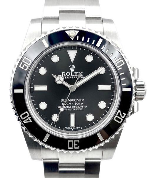 ROLEX（ロレックス）ROLEX (ロレックス) Submariner サブマリーナー Ref.114060 黒文字盤 ブラック文字盤 サイズ:40mm/20cmの古着・服飾アイテム