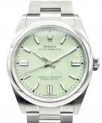 ROLEXロレックス）の古着「Oyster Perpetual 36 オイスター パーペチュアル 36 Ref.126000 ピスタチオ文字盤」｜ピスタチオ文字盤