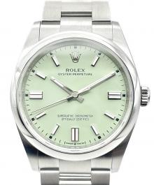 ROLEX（ロレックス）の古着「Oyster Perpetual 36 オイスター パーペチュアル 36 Ref.126000 ピスタチオ文字盤」｜ピスタチオ文字盤