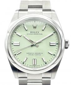 ROLEXロレックス）の古着「Oyster Perpetual 36 オイスター パーペチュアル 36 Ref.126000 ピスタチオ文字盤」｜ピスタチオ文字盤