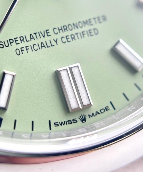 ROLEX（ロレックス）ROLEX (ロレックス) Oyster Perpetual 36 オイスター パーペチュアル 36 Ref.126000 ピスタチオ文字盤 ピスタチオ文字盤 サイズ:36mm/18cmの古着・服飾アイテム