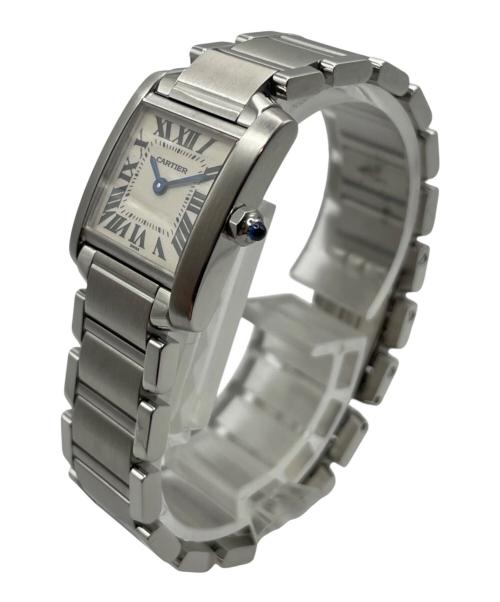 Cartier（カルティエ）Cartier (カルティエ) Tank Francaise SM タンクフランセーズ SM Ref.W51008Q3 アイボリー文字盤 サイズ:SM/スモール/15.0cm/20.0mm×26.0mmの古着・服飾アイテム