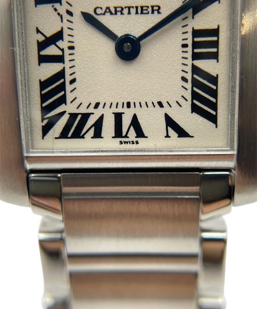Cartier（カルティエ）Cartier (カルティエ) Tank Francaise SM タンクフランセーズ SM Ref.W51008Q3 アイボリー文字盤 サイズ:SM/スモール/15.0cm/20.0mm×26.0mmの古着・服飾アイテム