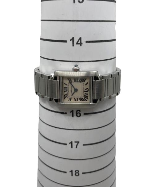Cartier（カルティエ）Cartier (カルティエ) Tank Francaise SM タンクフランセーズ SM Ref.W51008Q3 アイボリー文字盤 サイズ:SM/スモール/15.0cm/20.0mm×26.0mmの古着・服飾アイテム