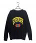 GIVENCHY（ジバンシィ）の古着「Black Embroidered Logo Pullover Sweatshirt」｜ブラック