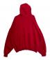 BALENCIAGA (バレンシアガ) Faux Logo Round Hem Hoodie レッド サイズ:2：52000円
