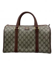 GUCCI（グッチ）の古着「GG ミニボストンバッグ」｜ベージュ
