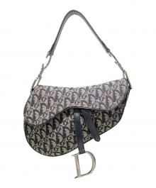 Christian Dior（クリスチャン ディオール）の古着「Saddle Bag/サドルバッグ/RU0042」｜ネイビー