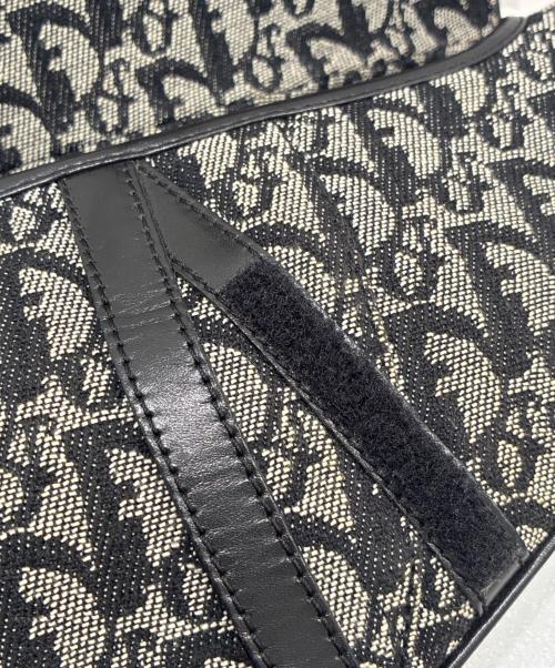Christian Dior（クリスチャン ディオール）Christian Dior (クリスチャン ディオール) Saddle Bag/サドルバッグ/RU0042 ネイビーの古着・服飾アイテム