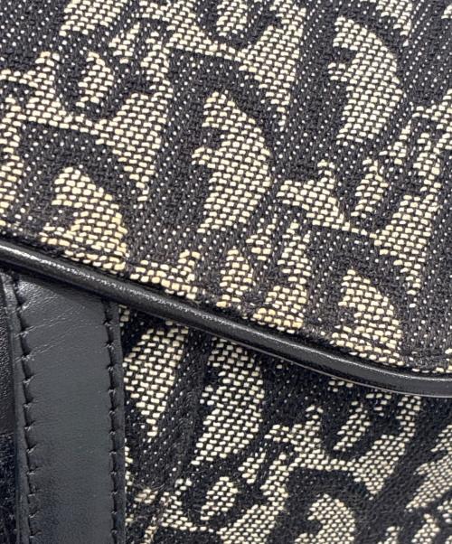 Christian Dior（クリスチャン ディオール）Christian Dior (クリスチャン ディオール) Saddle Bag/サドルバッグ/RU0042 ネイビーの古着・服飾アイテム