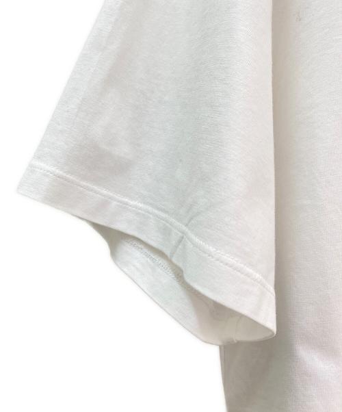 MIU MIU（ミュウミュウ）MIU MIU (ミュウミュウ) クロップドTシャツ ホワイト サイズ:Mの古着・服飾アイテム