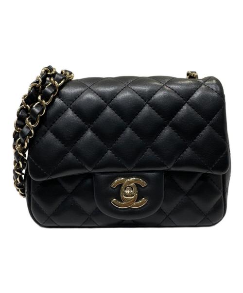 CHANEL（シャネル）CHANEL (シャネル) Mini Matelasse ミニマトラッセ チェーンショルダーバッグ ブラック サイズ:ミニ/miniの古着・服飾アイテム