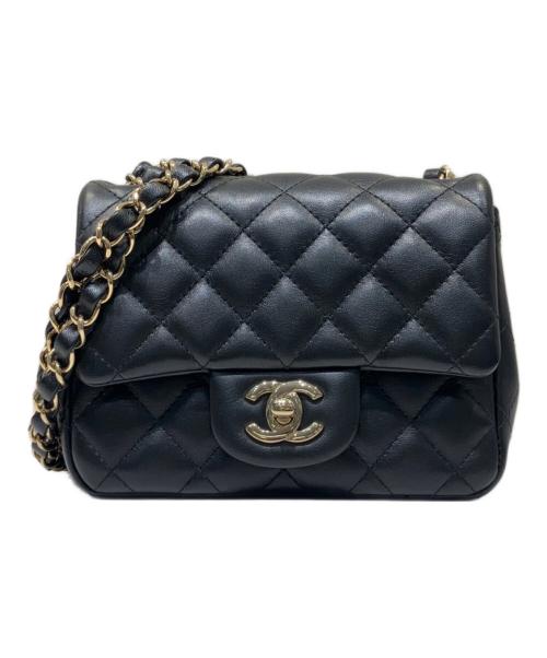 CHANEL（シャネル）CHANEL (シャネル) Mini Matelasse ミニマトラッセ チェーンショルダーバッグ ブラック サイズ:ミニ/miniの古着・服飾アイテム