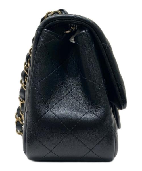 CHANEL（シャネル）CHANEL (シャネル) Mini Matelasse ミニマトラッセ チェーンショルダーバッグ ブラック サイズ:ミニ/miniの古着・服飾アイテム