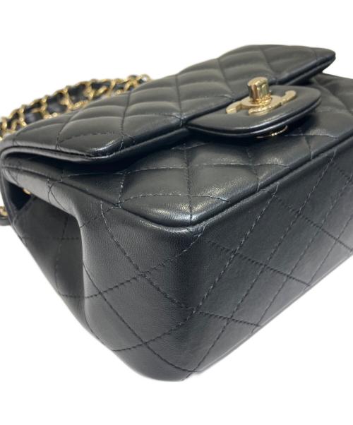 CHANEL（シャネル）CHANEL (シャネル) Mini Matelasse ミニマトラッセ チェーンショルダーバッグ ブラック サイズ:ミニ/miniの古着・服飾アイテム