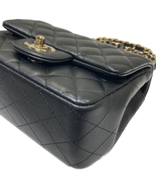CHANEL（シャネル）CHANEL (シャネル) Mini Matelasse ミニマトラッセ チェーンショルダーバッグ ブラック サイズ:ミニ/miniの古着・服飾アイテム