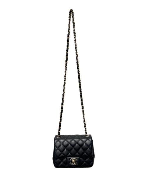 CHANEL（シャネル）CHANEL (シャネル) Mini Matelasse ミニマトラッセ チェーンショルダーバッグ ブラック サイズ:ミニ/miniの古着・服飾アイテム