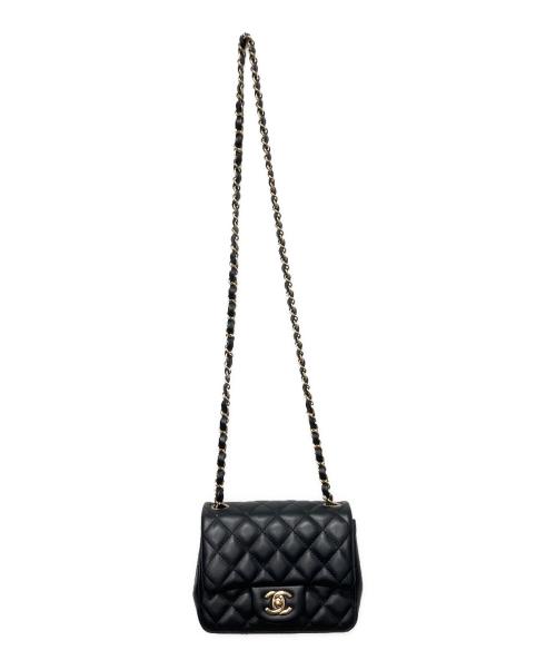 CHANEL（シャネル）CHANEL (シャネル) Mini Matelasse ミニマトラッセ チェーンショルダーバッグ ブラック サイズ:ミニ/miniの古着・服飾アイテム