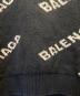 中古・古着 BALENCIAGA (バレンシアガ) オールオーバーロゴニット ブラック サイズ:S：50000円