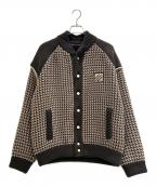 LOUIS VUITTONルイ ヴィトン）の古着「Chunky Knit Cardigan/ローゲージニットカーディガン/RM251M SCT HSN75W」｜ブラウン