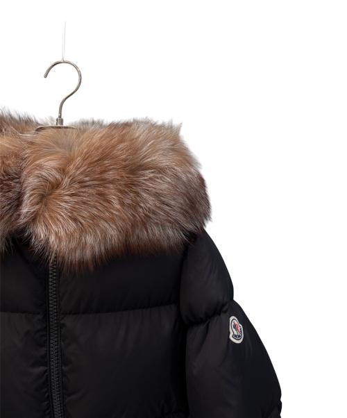 MONCLER（モンクレール）MONCLER (モンクレール) MARRIONNIER/ダウンコート ブラック サイズ:1の古着・服飾アイテム