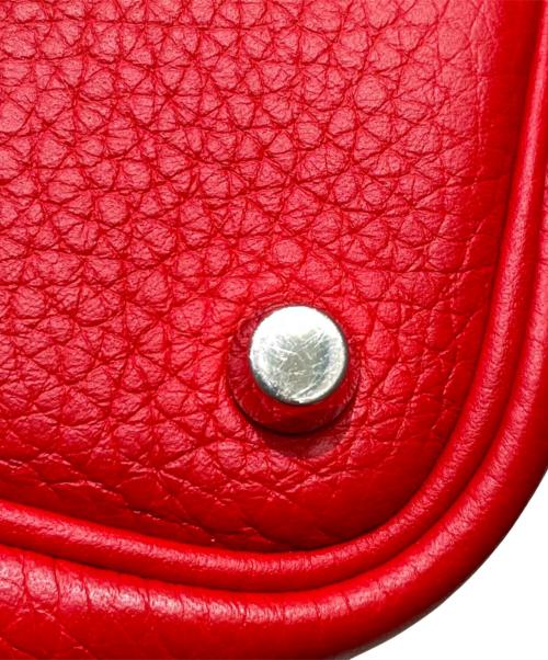 HERMES（エルメス）HERMES (エルメス) ピコタンロックPM（18）/シルバー金具/トリヨンクレマンス/ルージュカザック/▢R：2014 ルージュカザック サイズ:PM（18）の古着・服飾アイテム