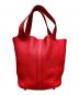 HERMES (エルメス) ピコタンロックPM（18）/シルバー金具/トリヨンクレマンス/ルージュカザック/▢R：2014 ルージュカザック サイズ:PM（18）：390000円