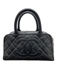 CHANEL（シャネル）の古着「マトラッセ  ミニボストンバッグ」｜ブラック